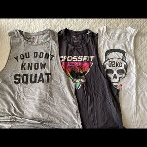 Reebok Crossfit Cut-off Tanks
